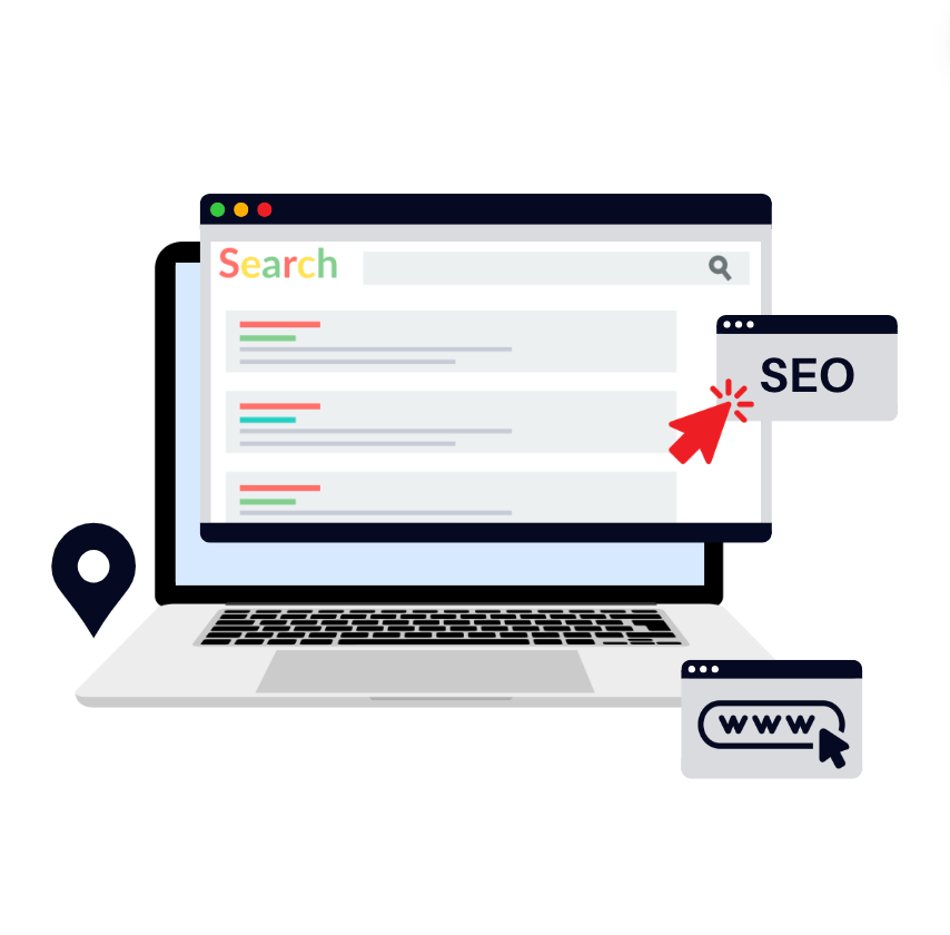 Search Engine Optimization SEO Icon Image