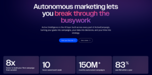 ActiveCampaign's Active Intelligence tool Autonomous Marketing